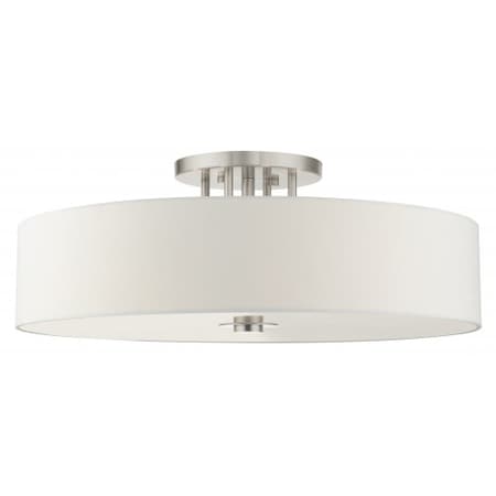 Brushed Nickel Semi Flush, 6 Light MPN:45798-91