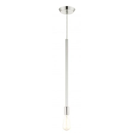 Brushed Nickel Pendant, 1 Light MPN:45831-91