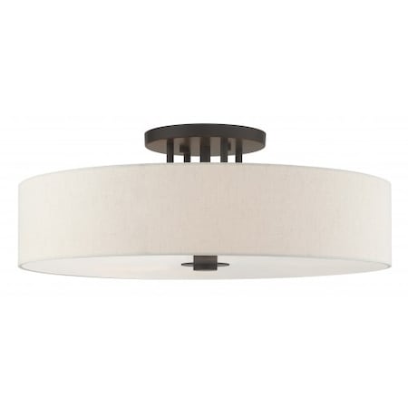 English BronzeSemi Flush, 6 Light MPN:45848-92