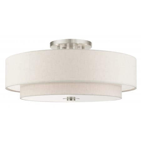 Brushed Nickel Semi Flush, 6 Light MPN:45849-91