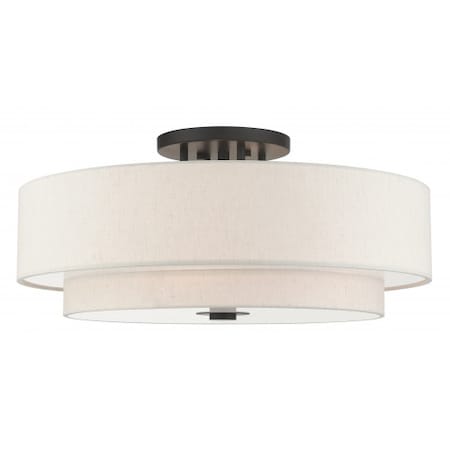 English BronzeSemi Flush, 6 Light MPN:45849-92