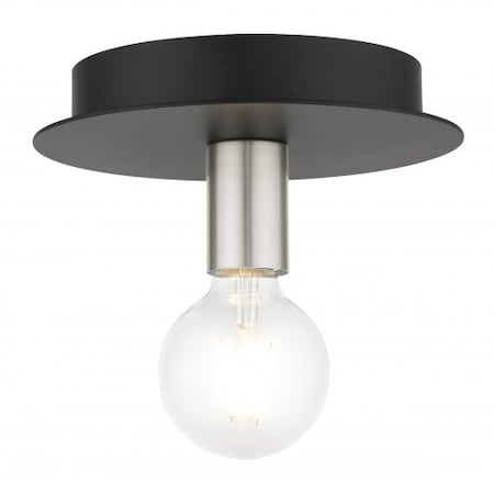 Black Flush Mount, 1 Light MPN:45871-04