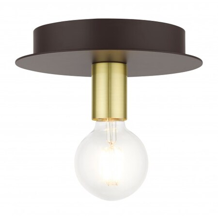 Bronze Flush Mount, 1 Light MPN:45871-07