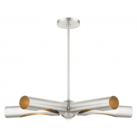 Brushed Nickel Chandelier, 5 Light MPN:45895-91