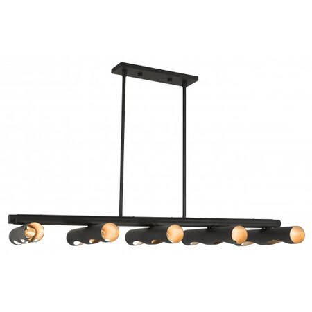 Black Linear Chandelier, 10 Light MPN:45898-04