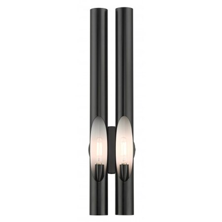 Shiny Black ADA Double Sconce, 2 Light MPN:45912-68