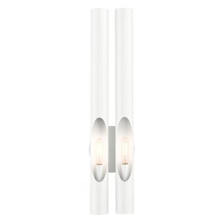 Shiny White ADA Double Sconce, 2 Light MPN:45912-69