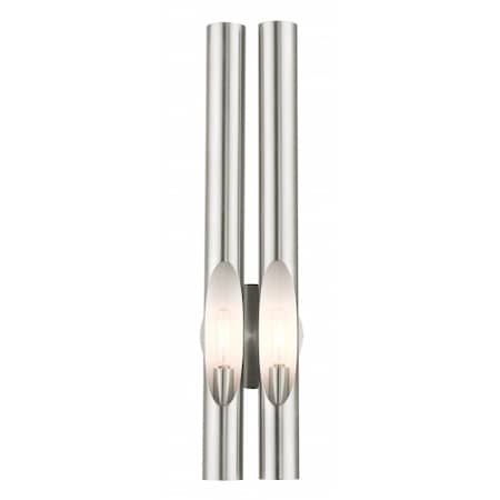 Brushed Nickel ADA Double Sconce, 2 Light MPN:45912-91