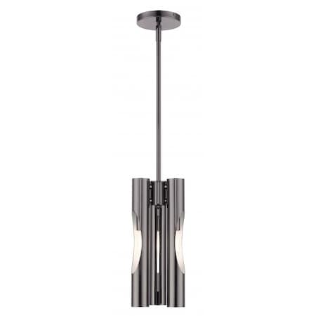 Black Chrome Pendant Chandelier, 3 Light MPN:45913-46