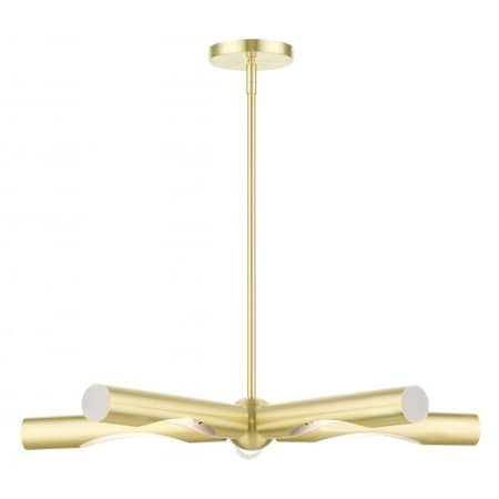 Satin BrassChandelier, 5 Light MPN:45915-12