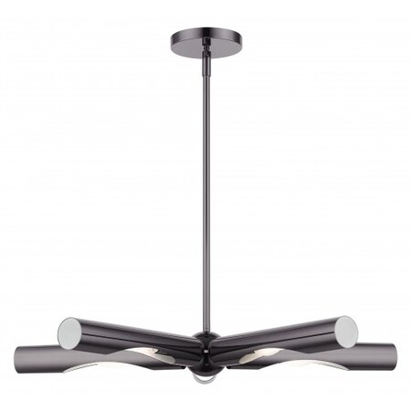 Black Chrome Chandelier, 5 Light MPN:45915-46
