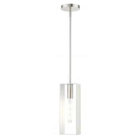 Brushed Nickel Pendant, 1 Light MPN:45951-91