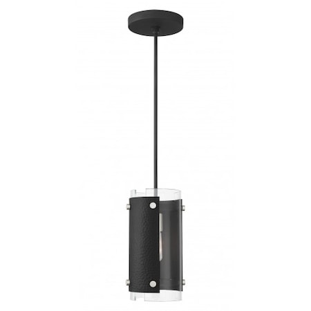 Black with Brushed Nickel Accents Pendan MPN:45991-04