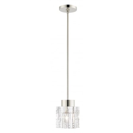 Polished Nickel Pendant, 1 Light MPN:46181-35