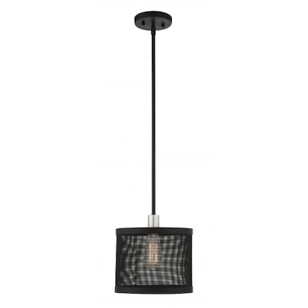 Black with Brushed Nickel Accents Pendan MPN:46212-04