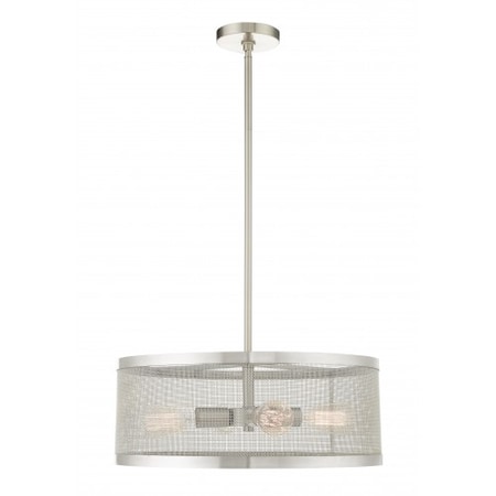 Brushed Nickel Chandelier, 4 Light MPN:46214-91