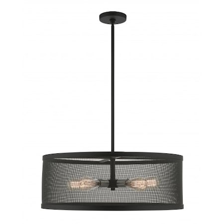 Black with Brushed Nickel Accents Chande MPN:46215-04