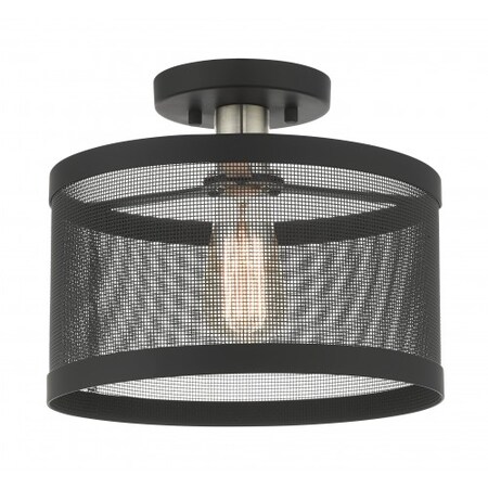 Black with Brushed Nickel Accents Semi F MPN:46216-04