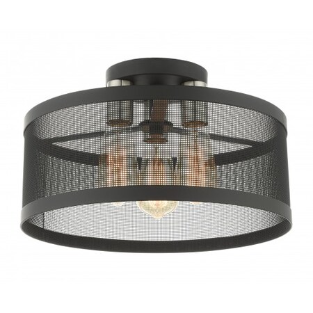 Black with Brushed Nickel Accents Semi F MPN:46218-04