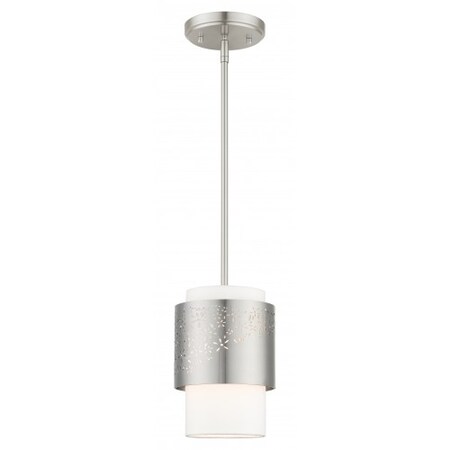 Brushed Nickel Pendant, 1 Light MPN:46259-91