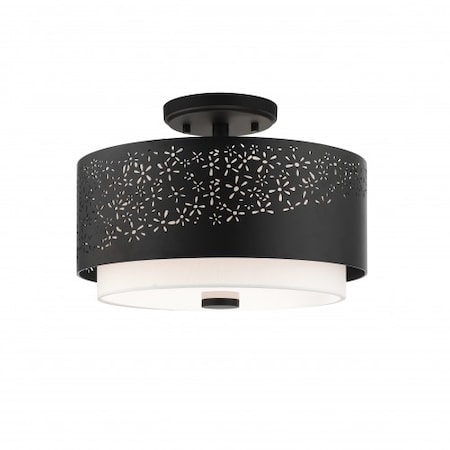 Black Semi Flush, 3 Light MPN:46268-04