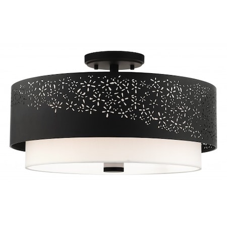 Black Semi Flush, 4 Light MPN:46269-04