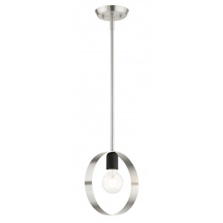 Brushed Nickel Pendant, 1 Light MPN:46411-91