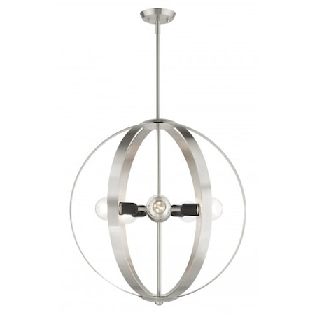 Brushed Nickel Chandelier, 5 Light MPN:46416-91