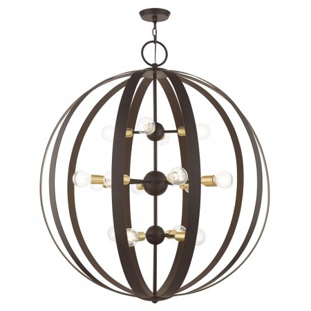 Bronze Foyer Chandelier, 16 Light MPN:46418-07
