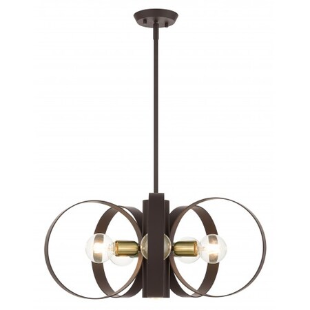 Bronze Chandelier, 6 Light MPN:46425-07