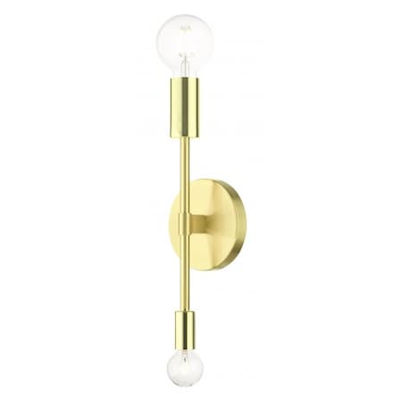 Satin Brass Sconce, 2 Light MPN:46438-12