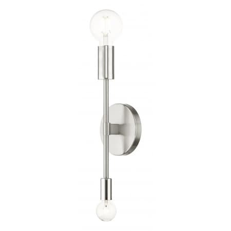 Brushed Nickel Sconce, 2 Light MPN:46438-91