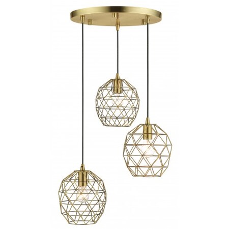 Antique Brass Pendant, 3 Light MPN:46593-01