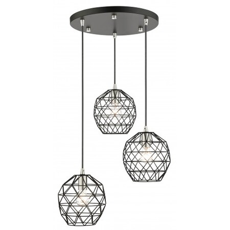 Black Pendant, 3 Light MPN:46593-04