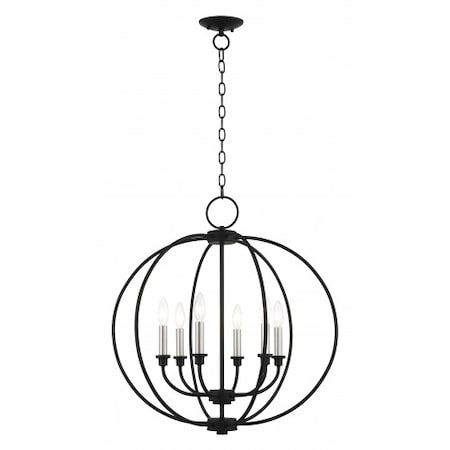 Black with Brushed Nickel Accents Chande MPN:4666-04