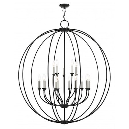 Black with Brushed Nickel Accents Chande MPN:46690-04