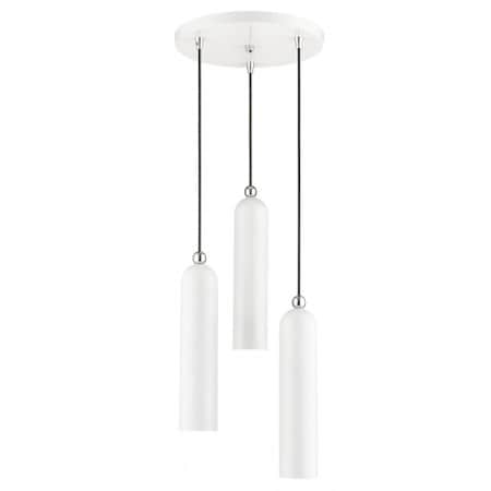 Shiny White Pendant, 3 Light MPN:46753-69