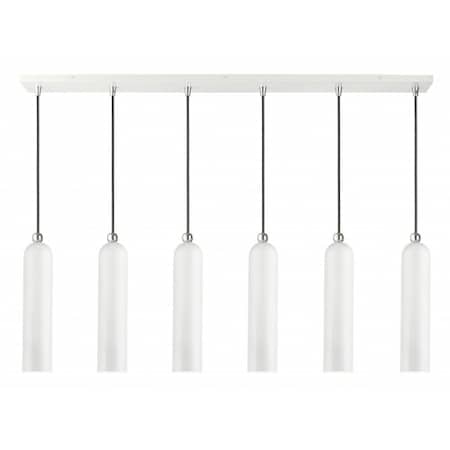 Shiny White FinishLinear Pendant, 6 Light MPN:46757-69