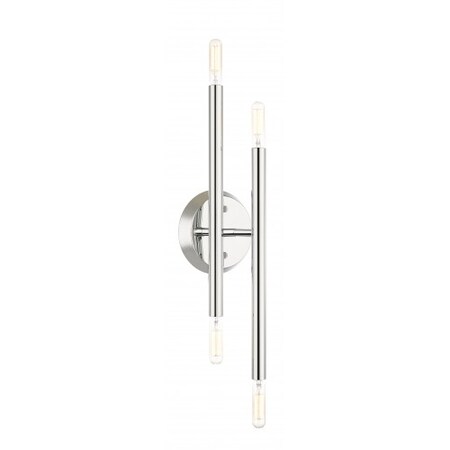 Polished Chrome Sconce, 4 Light MPN:46771-05