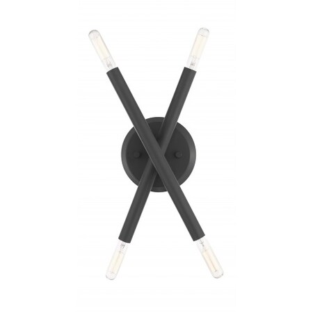 Scandinavian Gray Sconce, 4 Light MPN:46772-76