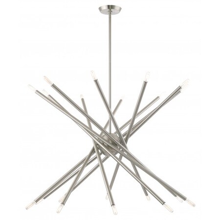 Brushed Nickel Chandelier, 20 Light MPN:46779-91