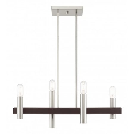 Brushed Nickel with Bronze Accents Chand MPN:46864-91