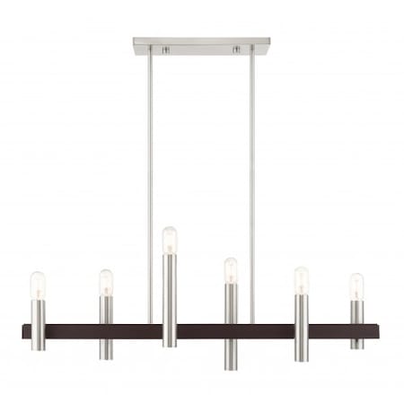 Brushed Nickel with Bronze Accents Chand MPN:46866-91