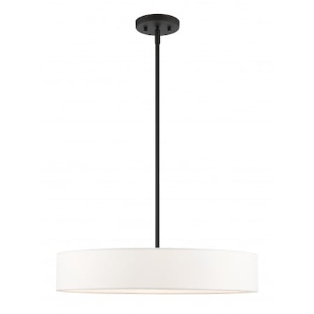 Black with Brushed Nickel Accents Pendan MPN:46924-04