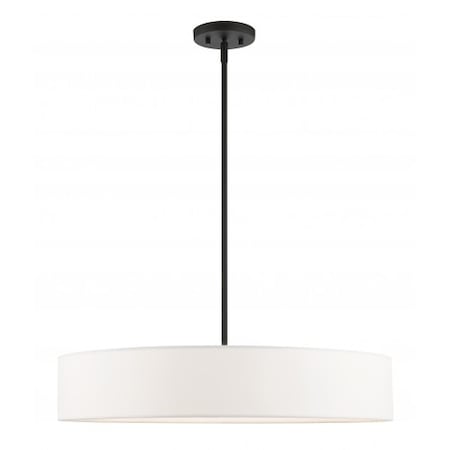 Black with Brushed Nickel Accents Pendan MPN:46925-04