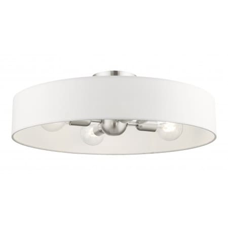 Brushed Nickel Semi Flush, 4 Light MPN:46928-91