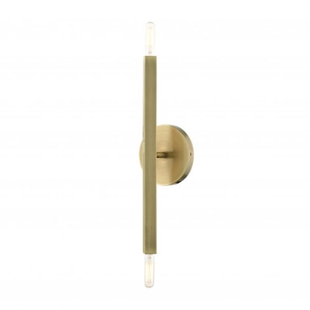 Antique Brass ADA Sconce, 2 Light MPN:46981-01