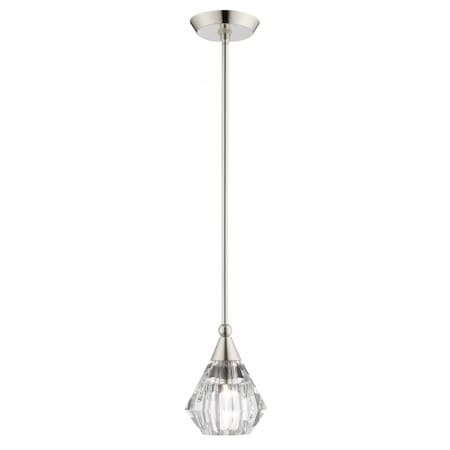 Polished Nickel Pendant, 1 Light MPN:47071-35