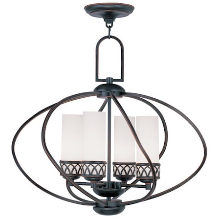 Westfield 4 Light Olde Bronze Chandelier MPN:4724-67