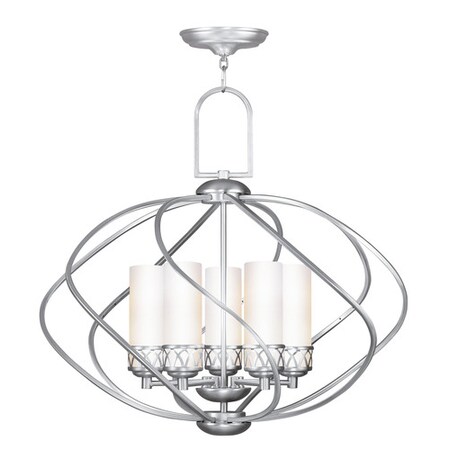 Westfield 5 Light Brushed Nickel Chandelier MPN:4725-91